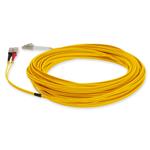 Picture of 20m SC to LC Yellow OM4 Duplex OFNR (Riser-Rated) Fiber Patch Cable
