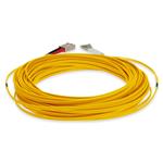 Picture of 20m SC to LC Yellow OM4 Duplex OFNR (Riser-Rated) Fiber Patch Cable