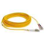 Picture of 20m SC to LC Yellow OM4 Duplex OFNR (Riser-Rated) Fiber Patch Cable