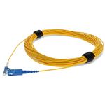 Picture of 20m SC to LC Yellow OS2 Simplex OFNR (Riser-Rated) SMF Fiber Patch Cable with 1.2mm OD Jacket