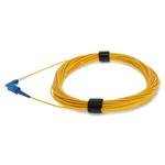 Picture of 20m SC to LC Yellow OS2 Simplex OFNR (Riser-Rated) SMF Fiber Patch Cable with 1.2mm OD Jacket