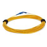 Picture of 20m SC to LC Yellow OS2 Simplex OFNR (Riser-Rated) SMF Fiber Patch Cable with 1.2mm OD Jacket