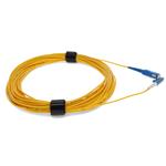 Picture of 20m SC to LC Yellow OS2 Simplex OFNR (Riser-Rated) SMF Fiber Patch Cable with 1.2mm OD Jacket