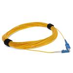 Picture of 20m SC to LC Yellow OS2 Simplex OFNR (Riser-Rated) SMF Fiber Patch Cable with 1.2mm OD Jacket