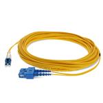 Picture of 25m SC to LC Yellow OS2 Duplex OFNR (Riser-Rated) TAA SMF Fiber Patch Cable