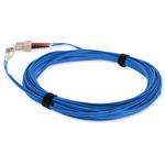 Picture of 2m SC to LC Blue OM4 Duplex OFNR (Riser-Rated) TAA Fiber Patch Cable