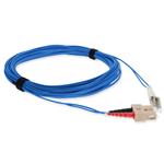 Picture of 2m SC to LC Blue OM4 Duplex OFNR (Riser-Rated) TAA Fiber Patch Cable