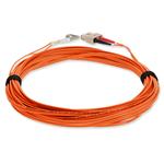 Picture of 2m SC to LC Orange OM4 Duplex OFNR (Riser-Rated) TAA Fiber Patch Cable