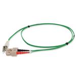 Picture of 2m SC to LC Green OM4 Duplex OFNP (Plenum-Rated) Fiber Patch Cable