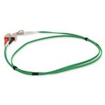 Picture of 2m SC to LC Green OM4 Duplex OFNP (Plenum-Rated) Fiber Patch Cable