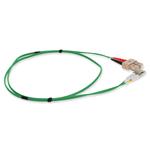 Picture of 2m SC to LC Green OM4 Duplex OFNP (Plenum-Rated) Fiber Patch Cable