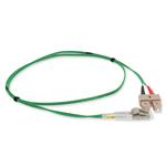 Picture of 2m SC to LC Green OM4 Duplex OFNP (Plenum-Rated) Fiber Patch Cable