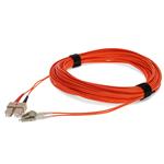 Picture of 30m SC to LC Orange OM2 Duplex OFNR (Riser-Rated) TAA Fiber Patch Cable