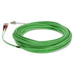Picture of 30m SC to LC Green OM4 Duplex OFNR (Riser-Rated) Fiber Patch Cable