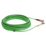 Picture of 30m SC to LC Green OM4 Duplex OFNR (Riser-Rated) Fiber Patch Cable