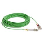 Picture of 30m SC to LC Green OM4 Duplex OFNR (Riser-Rated) Fiber Patch Cable