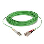Picture of 30m SC to LC Green OM4 Duplex OFNR (Riser-Rated) Fiber Patch Cable
