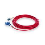 Picture of 30m SC to LC Red OS2 Duplex OFNR (Riser-Rated) SMF Fiber Patch Cable