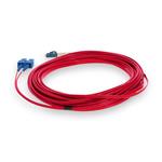 Picture of 30m SC to LC Red OS2 Duplex OFNR (Riser-Rated) SMF Fiber Patch Cable
