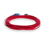 Picture of 30m SC to LC Red OS2 Duplex OFNR (Riser-Rated) SMF Fiber Patch Cable