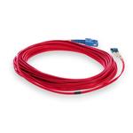 Picture of 30m SC to LC Red OS2 Duplex OFNR (Riser-Rated) SMF Fiber Patch Cable