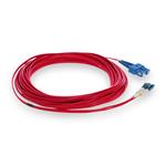 Picture of 30m SC to LC Red OS2 Duplex OFNR (Riser-Rated) SMF Fiber Patch Cable
