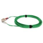 Picture of 3m SC to LC Green OM4 Duplex OFNR (Riser-Rated) Fiber Patch Cable