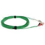 Picture of 3m SC to LC Green OM4 Duplex OFNR (Riser-Rated) Fiber Patch Cable