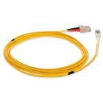 Picture of 3m SC to LC Yellow OM1 Duplex OFNR (Riser-Rated) MMF Fiber Patch Cable