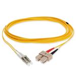 Picture of 3m SC to LC Yellow OM1 Duplex OFNR (Riser-Rated) MMF Fiber Patch Cable