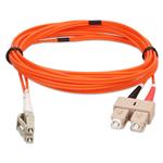 Picture of 3m SC to LC Orange OM1 Duplex LSZH MMF Fiber Patch Cable