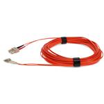 Picture of 40m SC to LC Orange OM1 Duplex OFNR (Riser-Rated) MMF Fiber Patch Cable