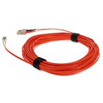 Picture of 40m SC to LC Orange OM1 Duplex OFNR (Riser-Rated) MMF Fiber Patch Cable
