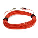 Picture of 40m SC to LC Orange OM1 Duplex OFNR (Riser-Rated) MMF Fiber Patch Cable