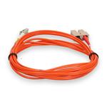 Picture of 4m SC to LC Orange OM2 Duplex OFNR (Riser-Rated) Fiber Patch Cable