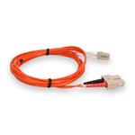Picture of 4m SC to LC Orange OM2 Duplex OFNR (Riser-Rated) Fiber Patch Cable