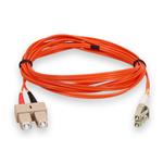 Picture of 4m SC to LC Orange OM2 Duplex OFNR (Riser-Rated) Fiber Patch Cable