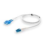 Picture of 5m SC to LC Gray OS2 Duplex OFNR (Riser-Rated) SMF Fiber Patch Cable