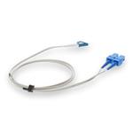 Picture of 5m SC to LC Gray OS2 Duplex OFNR (Riser-Rated) SMF Fiber Patch Cable