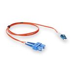 Picture of 5m SC to LC Orange OS2 Duplex OFNR (Riser-Rated) SMF Fiber Patch Cable