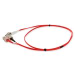 Picture of 6m SC to LC Red OM3 Duplex OFNP (Plenum-Rated) Fiber Patch Cable