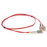 Picture of 6m SC to LC Red OM3 Duplex OFNP (Plenum-Rated) Fiber Patch Cable