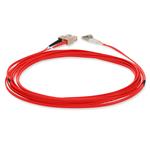 Picture of 6m SC to LC Red OM1 Duplex OFNR (Riser-Rated) MMF Fiber Patch Cable