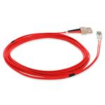 Picture of 6m SC to LC Red OM1 Duplex OFNR (Riser-Rated) MMF Fiber Patch Cable