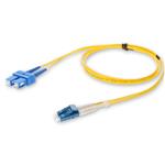 Picture of 6m SC to LC Yellow OS2 Duplex OFNR (Riser-Rated) TAA SMF Fiber Patch Cable
