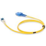 Picture of 6m SC to LC Yellow OS2 Duplex OFNR (Riser-Rated) TAA SMF Fiber Patch Cable