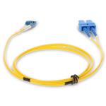 Picture of 6m SC to LC Yellow OS2 Duplex OFNR (Riser-Rated) TAA SMF Fiber Patch Cable