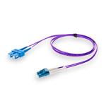 Picture of 7m SC to LC Purple OS2 Duplex OFNR (Riser-Rated) SMF Fiber Patch Cable