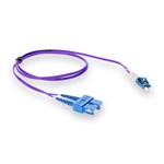 Picture of 7m SC to LC Purple OS2 Duplex OFNR (Riser-Rated) SMF Fiber Patch Cable
