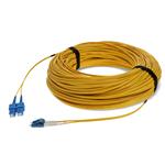 Picture of 80m SC to LC Yellow OS2 Duplex OFNR (Riser-Rated) SMF Fiber Patch Cable